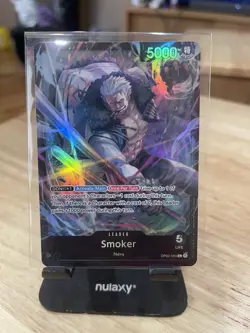 One Piece Card Game Smoker Op02-093 Alt Art Leader Paramount War English - Image 1