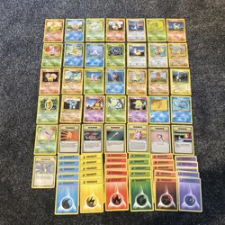 Base Set Pokemon Cards Bundle x 66 Played - Near Mint Condition 1999 WOTC - Image 1