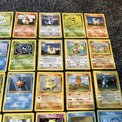 Base Set Pokemon Cards Bundle x 66 Played - Near Mint Condition 1999 WOTC - Image 3