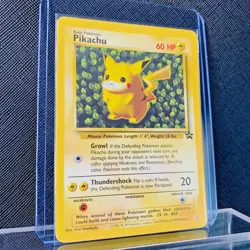 Pokemon IVY Pikachu Black Star 1 League Promo Exclusive WOTC 1999 Card - Image 2