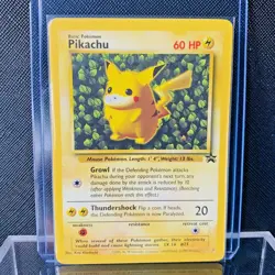 Pokemon IVY Pikachu Black Star 1 League Promo Exclusive WOTC 1999 Card - Image 3
