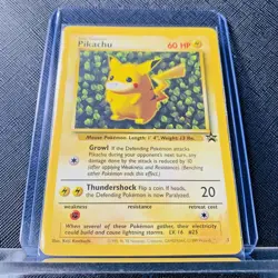 Pokemon IVY Pikachu Black Star 1 League Promo Exclusive WOTC 1999 Card - Image 4