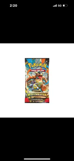 Pokemon TCG: Mega Evolution Sealed Booster Pack (10 Cards) - Image 1