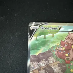 Pokemon TCG Greedent v Fusion Strike Alternate Art Card 257/264 Mint Condition - Image 2