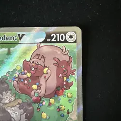 Pokemon TCG Greedent v Fusion Strike Alternate Art Card 257/264 Mint Condition - Image 3