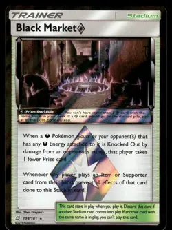 Pokemon Cards Black Market ◇ 134/181 Team Up Sun & Moon Rare Prism Star NM - Image 1