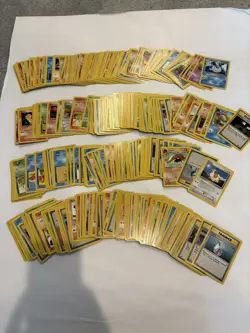 Pokemon 350+ Pokemon TCG Trading Cards Collection Used Non-Holo 1999-2000 - Image 1