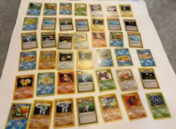 Pokemon 350+ Pokemon TCG Trading Cards Collection Used Non-Holo 1999-2000 - Image 4