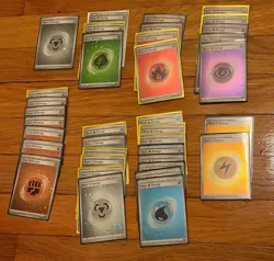 300+ Pokemon Holo Reverse Holo Energy Card Lot 151 Cosmos Black Bolt White Flare - Image 1