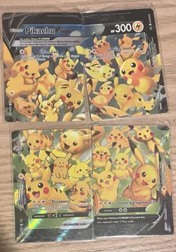 Pikachu V-Union [Set of 4] SWSH: Sword & Shield Promo Cards Holo - Image 2