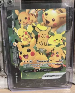 Pikachu V-Union [Set of 4] SWSH: Sword & Shield Promo Cards Holo - Image 3