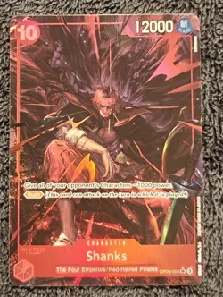 Shanks (Alt Art) OP09-004 SR Emperors in the New World - ONE PIECE Card English - Image 1