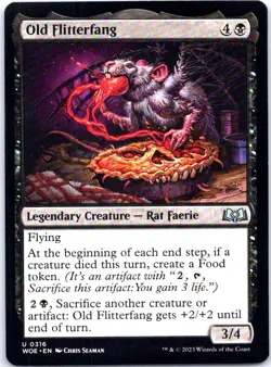 #316 Old Flitterfang Wilds of Eldraine Uncommon - Image 1