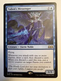 Talion's Messenger - 73 - WOE - NM - MTG Magic the Gathering - Image 1