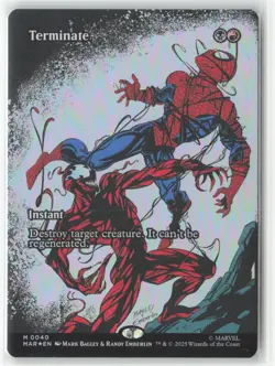 Terminate (Borderless) M Marvel Universe Eternal-Legal 40 NM Foil - Image 1