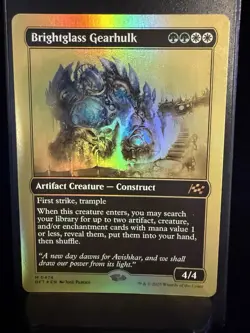 Brightglass Gearhulk (First-Place Foil) Aetherdrift Foil - Image 1