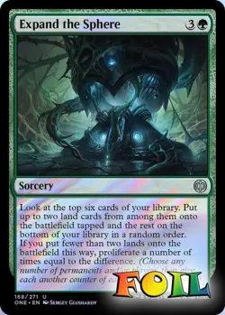 Expand the Sphere 168 MTG Phyrexia: All Will Be One Uncommon NP Foil - Image 1