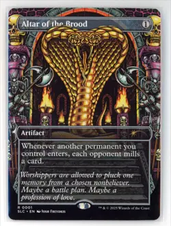 SLC Altar of the Brood #1 Borderless Encyclopedia Countdown Secret Lair Non-Foil - Image 1