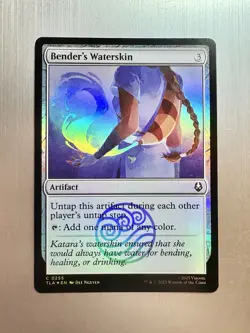 Bender’s Waterskin - 255 - MTG Avatar: The Last Airbender - Common - FOIL - Image 1