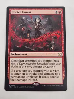 Uncivil Unrest [March of the Machine Commander] Magic MTG Near Mint #035 MOC - Image 1