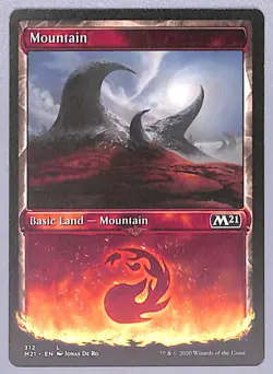 Mountain - Showcase - 312 - (9X) Core Set 2021 (M21) MTG - Image 1