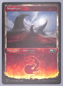 Mountain - Showcase - 312 - (9X) Core Set 2021 (M21) MTG - Image 3