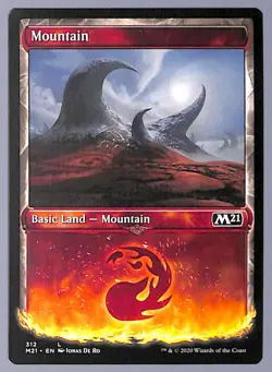 Mountain - Showcase - 312 - (9X) Core Set 2021 (M21) MTG - Image 5