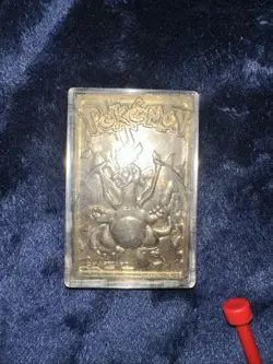 Pokemon 23k Gold Plated Trading Card Charizard 1999 Nintendo - Image 2