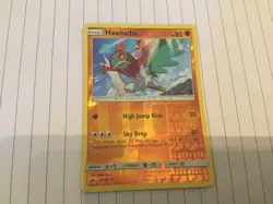POKEMON SUN & MOON - FORBIDDEN LIGHT - HAWLUCHA (REVERSE HOLO) 70/131 - Image 1