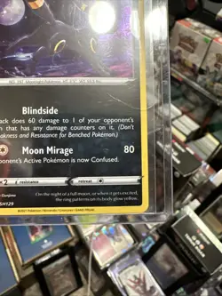 Umbreon Holo Rare Black Star Promo #SWSH129 Pokemon Sword & Shield - Image 3