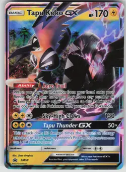 Pokemon TCG Tapu Koko GX - Promo SM Promos SM50 - Image 1