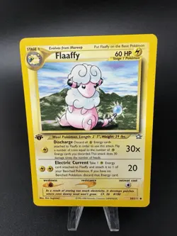 Flaaffy 1st Edition 34/111 Neo Genesis Regular - Pokemon TCG - LP - Image 1