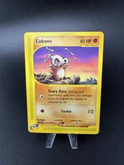 Cubone 72/147 Aquapolis Pokemon TCG Card Regular Non-Holo HP - Image 1