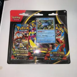 3 X Pokemon TCG Mega Evolution Three Booster Blister Pack New Sealed - Image 3