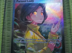 Pokemon TCG Parasol Lady Paradox Rift 255/182 Holo Special Illustration Rare - Image 3