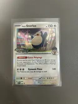 Hop's Snorlax - SVP184 - SVP Black Star Promos (Prerelease) NM, English Pokemon - Image 1