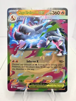 Mega Charizard X EX 013/094 Phantasmal Flames Holo Double Rare Pokemon TCG - Image 1