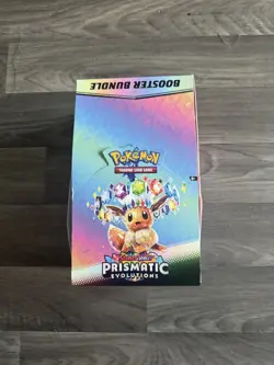 Pokemon TCG: Prismatic Evolutions Booster Bundle Display Case Empty Case - Image 1