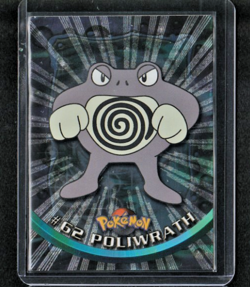 Poliwrath #62 - Pokemon Topps Chrome Holo - Good Condition - Image 1