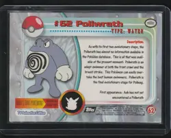 Poliwrath #62 - Pokemon Topps Chrome Holo - Good Condition - Image 2