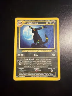 Pokemon Umbreon 13/75 Neo Discovery Unlimited Nachtara Holo Englisch - Image 1