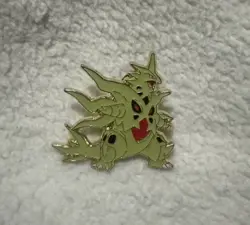 Pokemon Mega Tyranitar Enamel Pin Collectible 2015 Official Pokemon Pin - Image 1