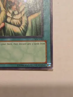 Yugioh 1st Edition Graceful Charity Super Rare SDP-040 LP - Image 3