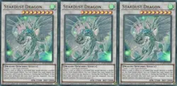 3x Stardust Dragon | DUPO-EN103 | UR | Limited | NM | YuGiOh - Image 1