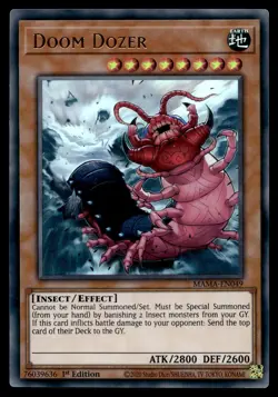 DOOM DOZER MAMA-EN049 ULTRA RARE MAGNIFICENT MAVENS YU-GI-OH - Image 1