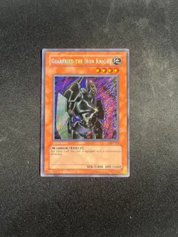 Gearfried the Iron Knight 2003 Collectors Tin Limited Yugioh BPT-012 Secret Rare - Image 1