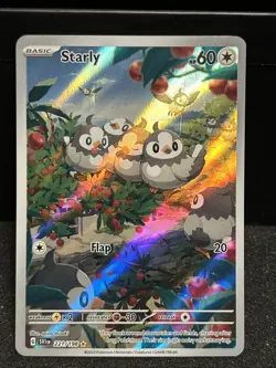 Pokemon TCG Starly Card 221/198 SV01 Scarlet & Violet Base Set - Image 1
