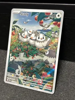 Pokemon TCG Starly Card 221/198 SV01 Scarlet & Violet Base Set - Image 3