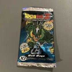 RARE 2001 DBZ DRAGONBALL Z CELL SAGA Sealed BOOSTER PACK FOIL CARD RARE! - Image 1