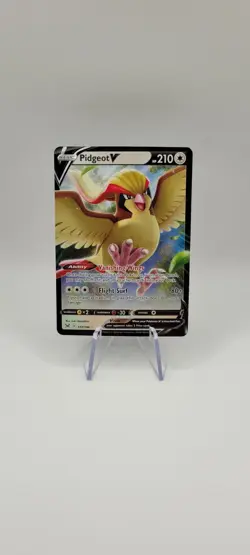 Pokemon TCG: Pidgeot V - Lost Origin 137/196 Holo Ultra Rare Card NM - Image 1